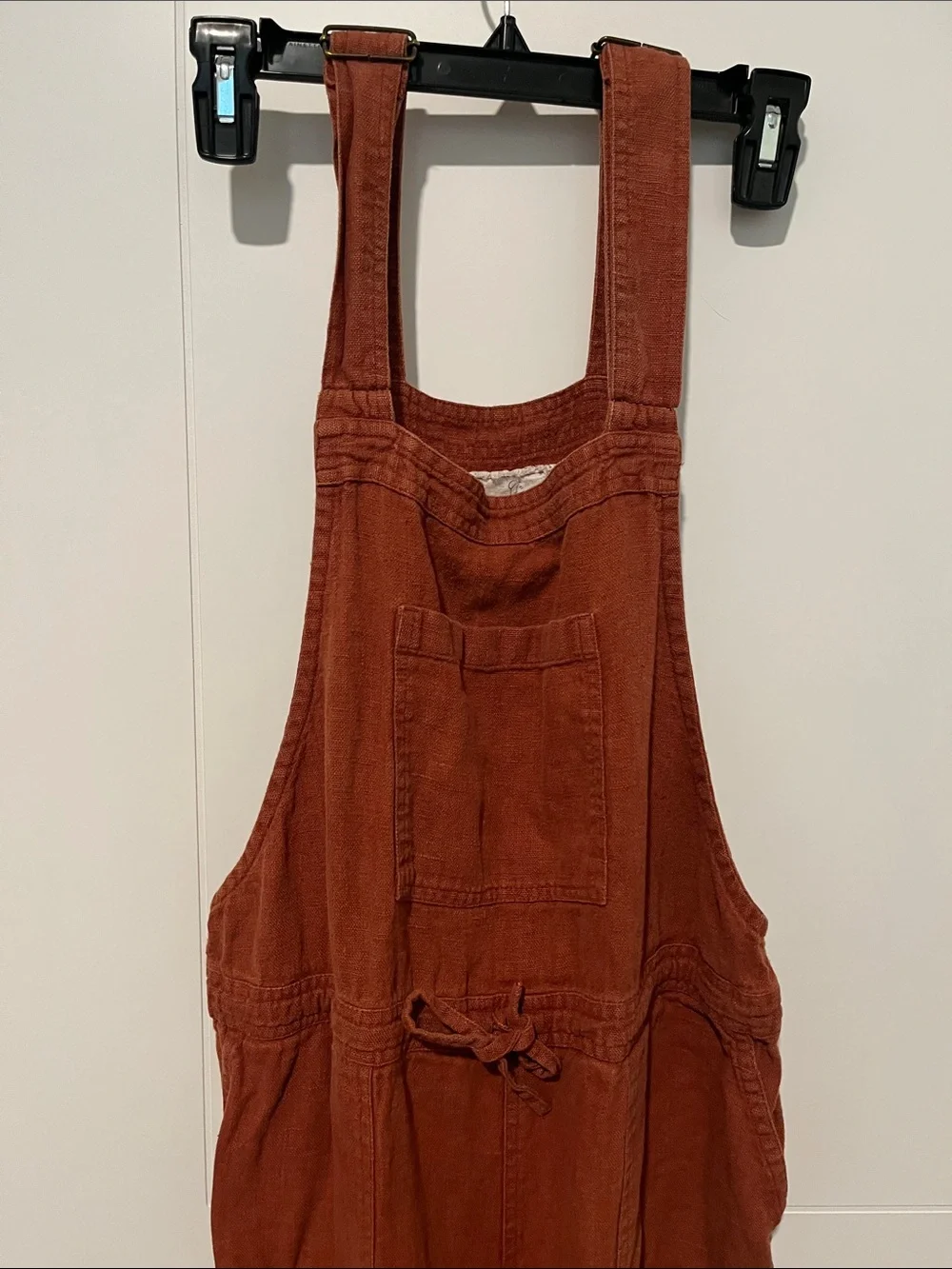 Not Perfect Linen Everest 100% Linen Jumpsuit Coastal Bohemian Minimalist - Picture 5 of 14